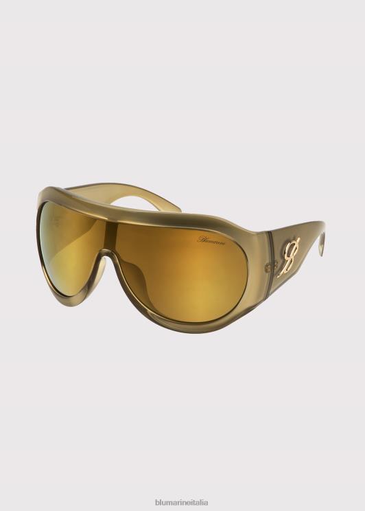 Blumarine donne Occhiale da sole a maschera in acetato dalla forma avvolgente Accessori 0L44T386