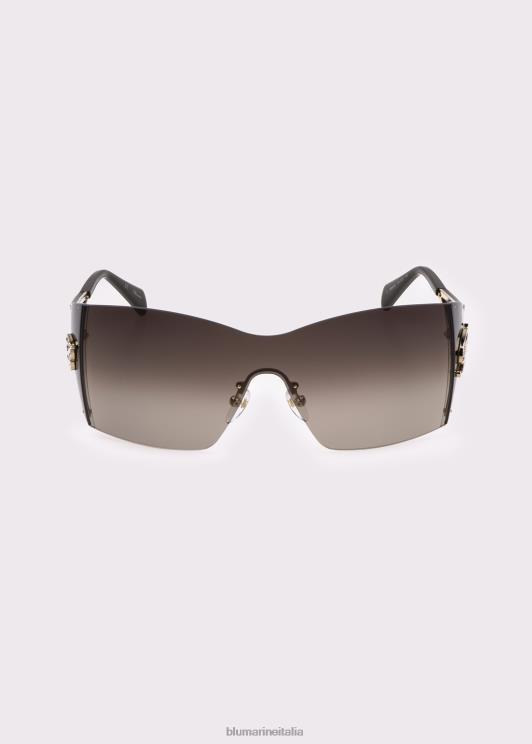 Blumarine donne montatura della maschera oversize e avvolgente Accessori 0L44T411