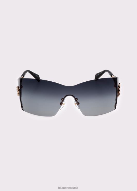 Blumarine donne montatura della maschera oversize e avvolgente Accessori 0L44T412