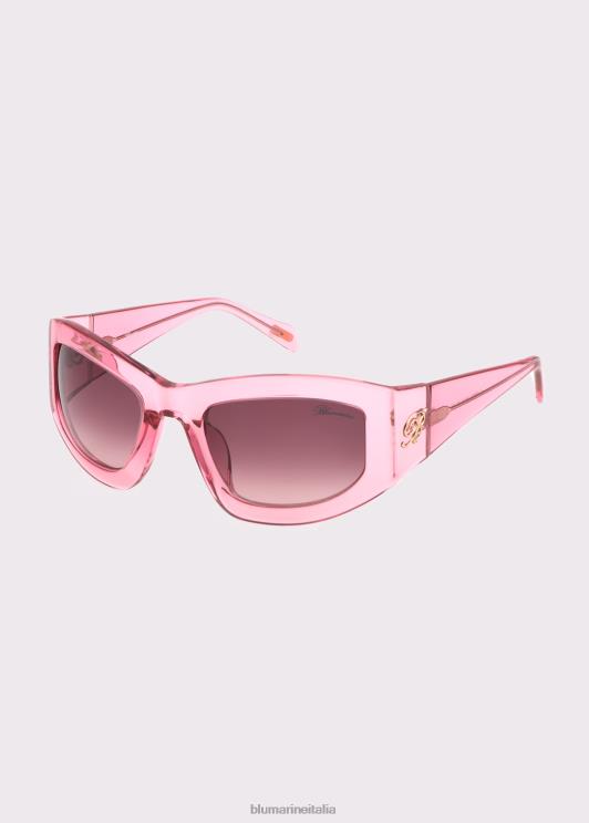Blumarine donne occhiali da sole in acetato dalla montatura audacemente spessa Accessori 0L44T397