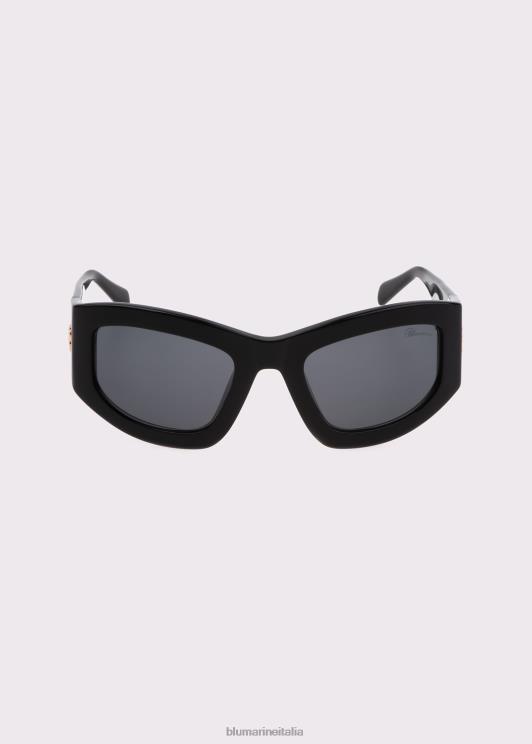 Blumarine donne occhiali da sole in acetato dalla montatura audacemente spessa Accessori 0L44T398