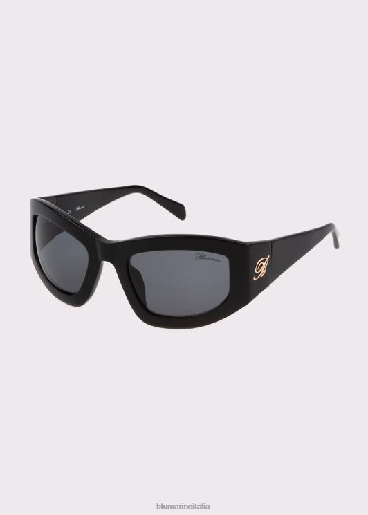 Blumarine donne occhiali da sole in acetato dalla montatura audacemente spessa Accessori 0L44T398