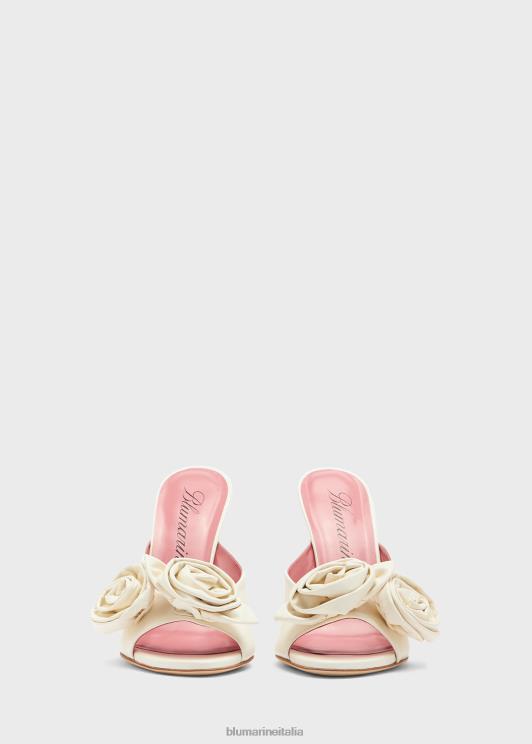 Blumarine donne sandalo mulo con rose scarpe 0L44T292